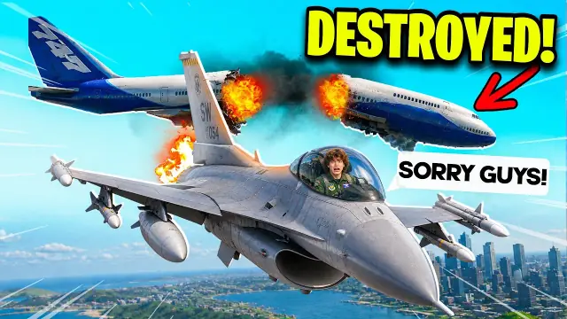 Plane Crash Simulator how to shoot: Weapons and Jet Combat